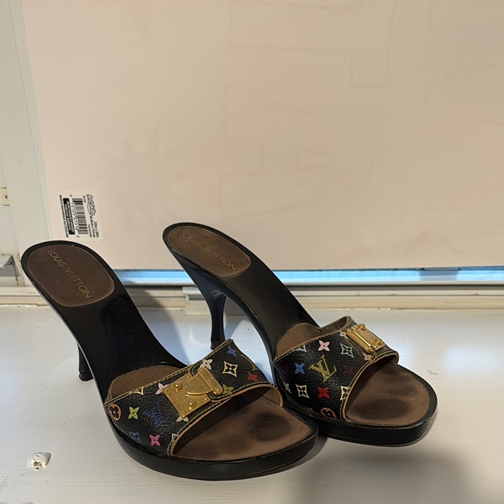 Louis Vuitton Women's Black Heels